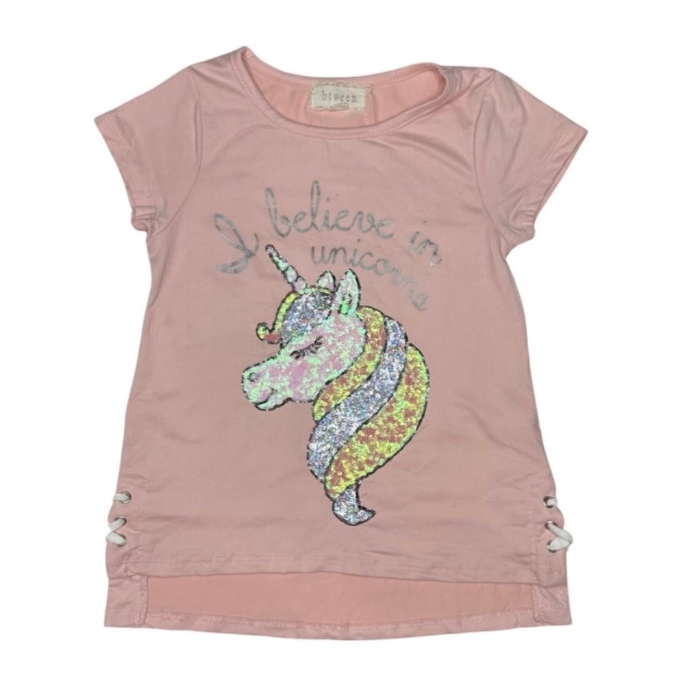 Btween Sequin‎ Unicorn Tee